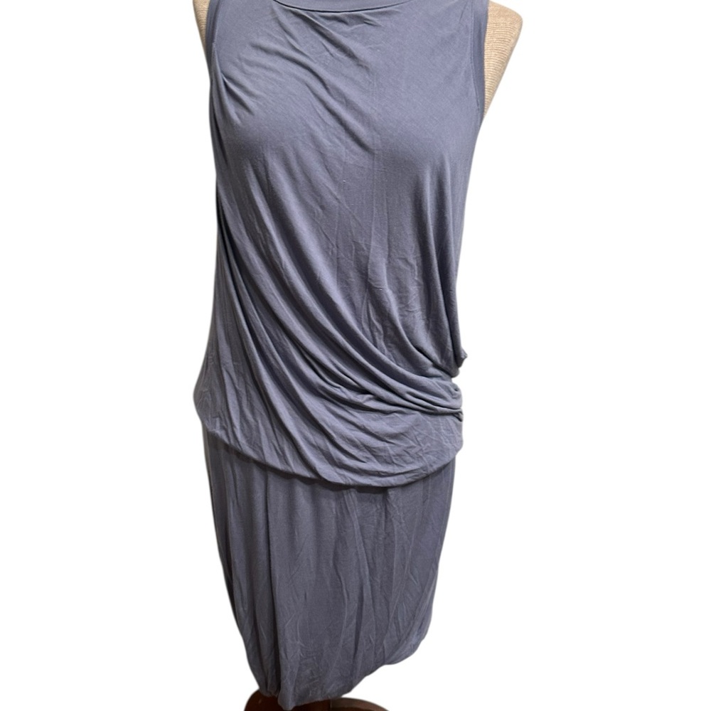 Chic Sleeveless Gray Midi Dress